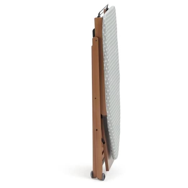 Arredamenti Italia AR_IT - 621 STIROCOMODO Strykebord Justerbart/Foldbart Massiv Bök färg Körsbär 135 x 88 x 45 cm