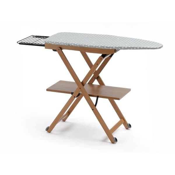 Arredamenti Italia AR_IT - 621 STIROCOMODO Strykebord Justerbart/Foldbart Massiv Bök färg Körsbär 135 x 88 x 45 cm