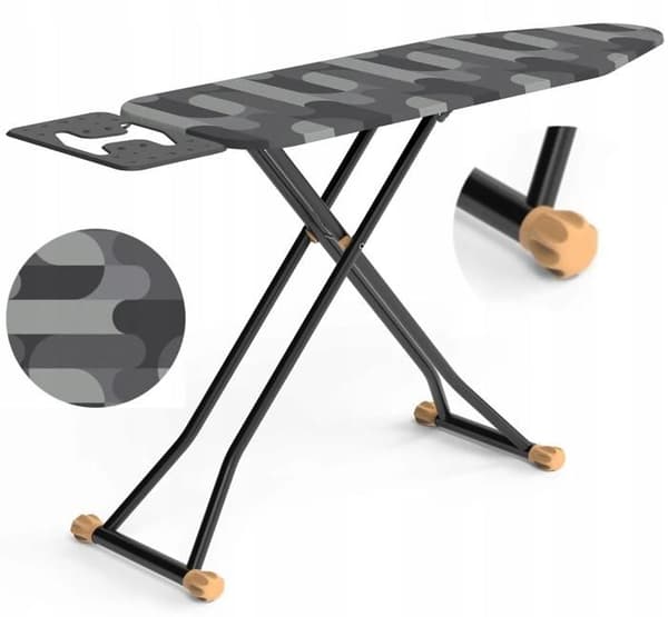 Strykjärn 112 x 36 cm PROMIS PERFECT Platta i massiv metall STOR