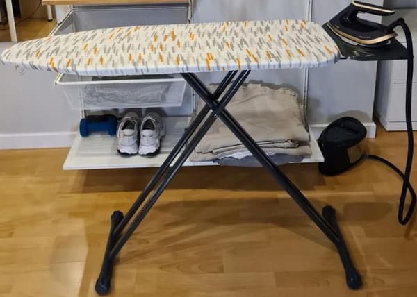 Strykjärnsbord 112x36cm Promis PKD60 SOLID Metallplatta MONOBLOC