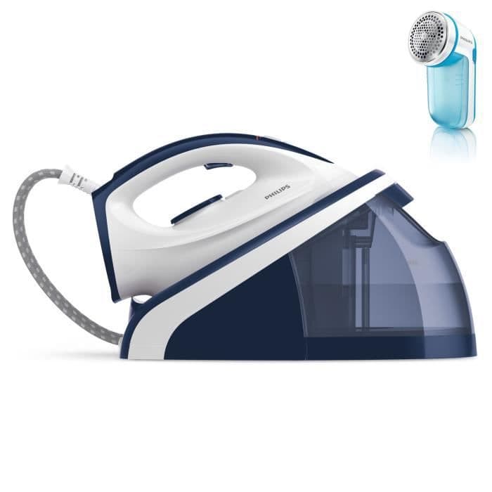PACK PHILIPS HI5914 & GC030 - Höyrygeneraattori ja paisumisenestolaite - Pumpun paine 5 bar - Irrotettava vesisäiliö 1,1 l
