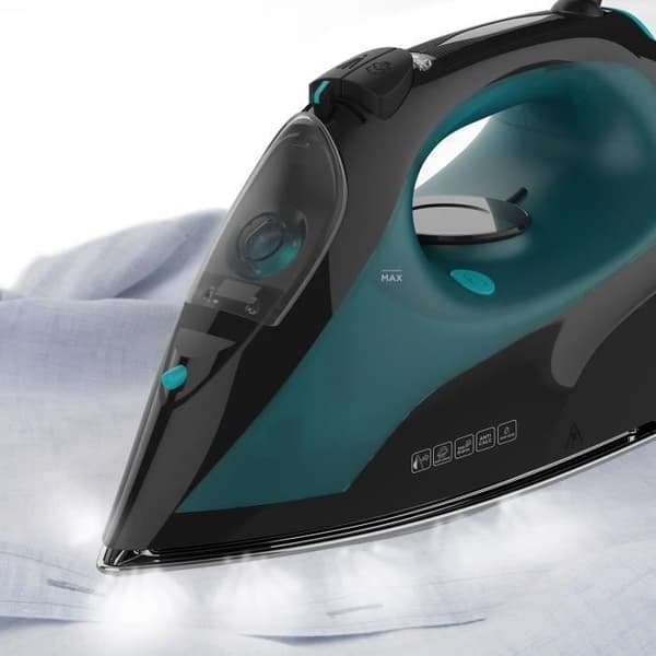 BLACK+DECKER BXIR2403E strykjärn, 2400W, 150g/min ångstråle, 375ml kapacitet, anti-kalkfilter