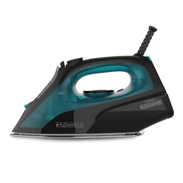 BLACK+DECKER BXIR2403E strykjärn, 2400W, 150g/min ångstråle, 375ml kapacitet, anti-kalkfilter