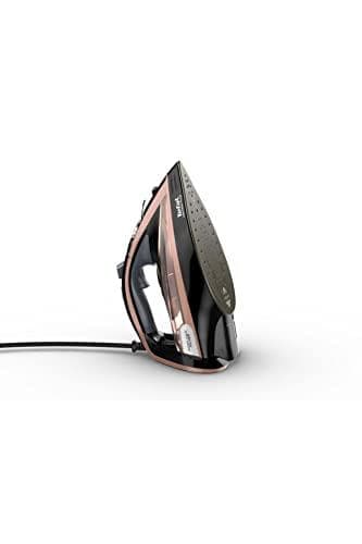 Tefal Ultimate Pure FV9845 strykjärn Torr- och ångstrykjärn Durilium Autoclean stryksula 3200 W Svart, Koppar