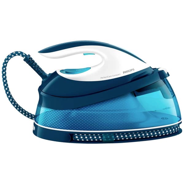 Philips Home PerfectCare Compact GC7840/20 Ångstrykjärn station 2400 W Blåvit