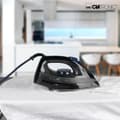 Miniatyrbillede 5 af 6: Clatronic DB 3703 strygejern Dør- og dampstrygejern Rustfri stålsålplade 1800 W Sort, Grå