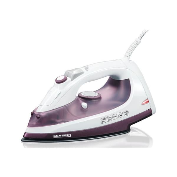 Severin BA3210 Höyrysilitysrauta 2500W Valkoinen/violetti