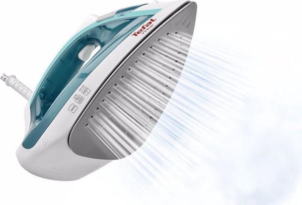 Tefal Virtuo FV1710 Dampstrygejern Non-stick sålplade 1800 W Grøn, Hvid