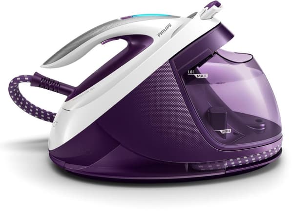 Philips GC9660/30 dampstrygestation 2700 W 1,8 L T-ionicGlide sålplade Lilla, Hvid