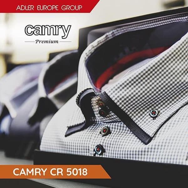 Camry CR 5018 Höyrysilitysrauta Ceramic Ultra Glide Ruskea, harmaa, valkoinen 3000 W