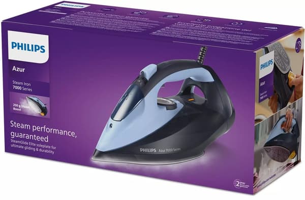 Philips 7000 series DST7041/20 HV ångstrykjärn ljus/mörkblå