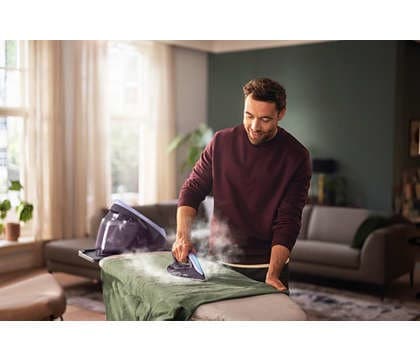 Philips 7000 series PSG7050/30 ångstrykstation 2100 W 1,8 L SteamGlide Elite stryksulan Violet