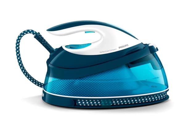 Philips GC7840/20 höyrysilitysasema 2400 W 1,5 L SteamGlide pohja Sininen, Valkoinen