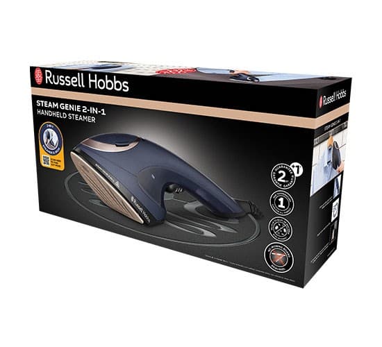 Russell Hobbs 28370-56 plaggångare Handhållen plaggångare 0,15 L 1700 W Blå, Guld