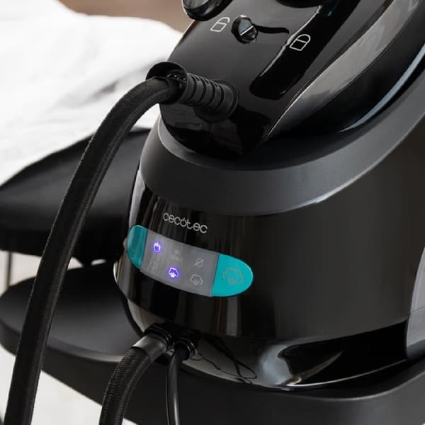 Cecotec Ultra-powerful iron station, 3000 W, 15-bar pressure, TurboSlide Pro ultra-sliding soleplate coated with titanium oxide, 750 g/min steam burs