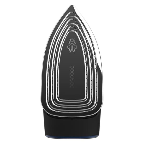 Cecotec Horizontal steam iron with pump and thermoblock, 3000 W. Temperature knob depending on the fabric, double anodised soleplate with double heat