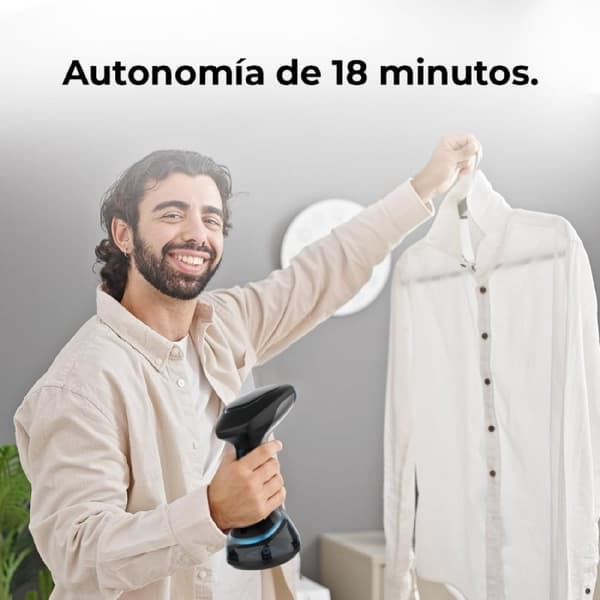 Cecotec Garment steamer with 1800 W, autonomy of 18 minutes with a tank capacity of 360 ml.
