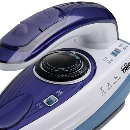 Tristar | ST-8152 | Rejsedampstrygejern | Dampstrygejern | 1000W | Vandbeholderkapacitet 60 ml | Kontinuerlig damp 15 g/min | Steam buos