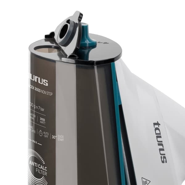 Taurus Sliding Spacex 3000 Non Stop 3000 W 1,3 L Keramisk strygesål Blå, Grå, Hvid