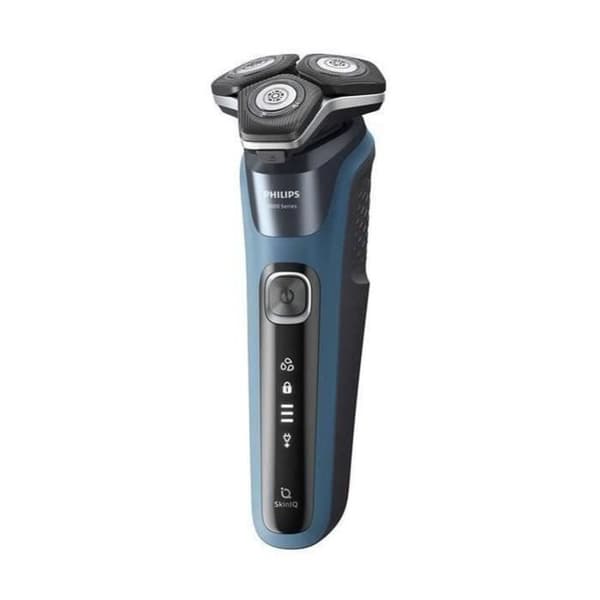 PHILIPS - 3-huvud rakapparat - Litiumjonbatteri - Series 5000 - autonomi 60 minuter - havsblått - S5880.50