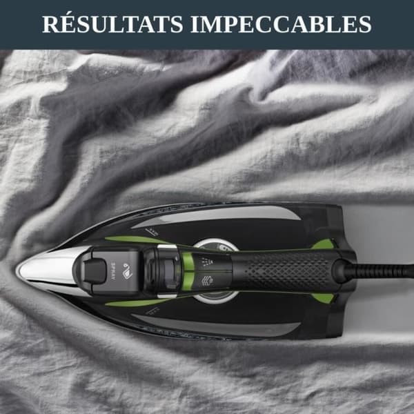 ROWENTA DW6330D1 Eco intelligence Ångstrykjärn, Ånga 45 g/min, Pressning 180 g/min, Patenterad stryksulan, Vertikal ångning