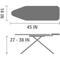 Miniatyrbild 10 av 10: Strykbrädesfodral Vileda 163253 Grå 135 cm