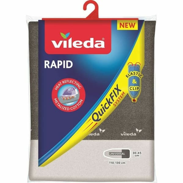 Strykbrädesfodral Vileda 163253 Grå 135 cm