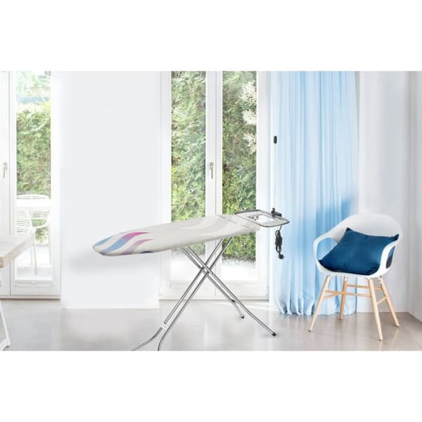 Silityslauta Vileda Total Reflect Plus M Harmaa Monivärinen Printattu Metalli 120 x 38 cm