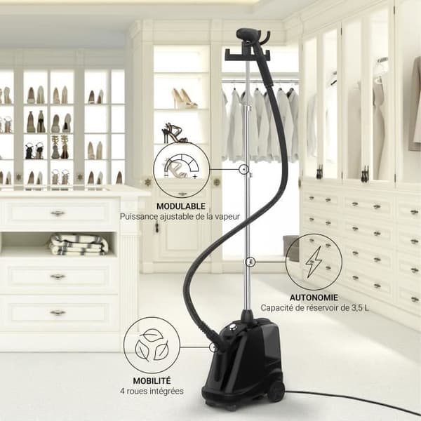 STEAMONE vertikal ångbåt - T2000B - 2000 W - 40g/min - 3,5L