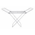 Miniatyrbillede 2 af 3: Sammenfoldeligt Tørrestativ Gimi Alucom X Legs Sølvfarvet Stål Aluminium (20 m)