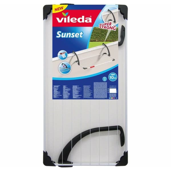 Klessnor Vileda 157229 Sunset CJ6 For å henge på balkongen Stål Hvit Harpiks (110 x 56 x 28 cm) (10 m)