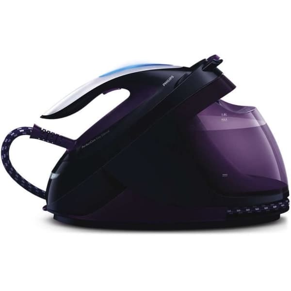PHILIPS Central Steamer GC9650/80, 7,5 bar, pressning upp till 500 g/min, ångeffekt upp till 150 g/min, System utan justering