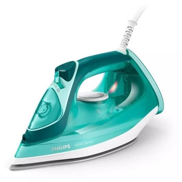Strykjärn - PHILIPS - Serie 3000 - 2200W - 40gr/mn - ångpuff 200gr/mn - grön
