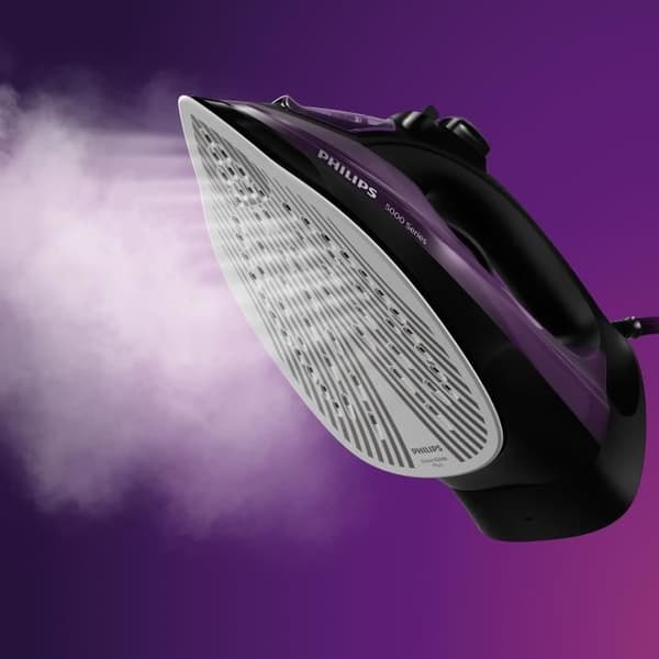 PHILIPS Iron 5000 series DST5030/80, 2400W, pressning 180 g/min, ångeffekt 45 g/min, SteamGlide Plus-sula