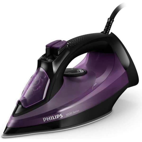 PHILIPS Iron 5000 series DST5030/80, 2400W, pressning 180 g/min, ångeffekt 45 g/min, SteamGlide Plus-sula