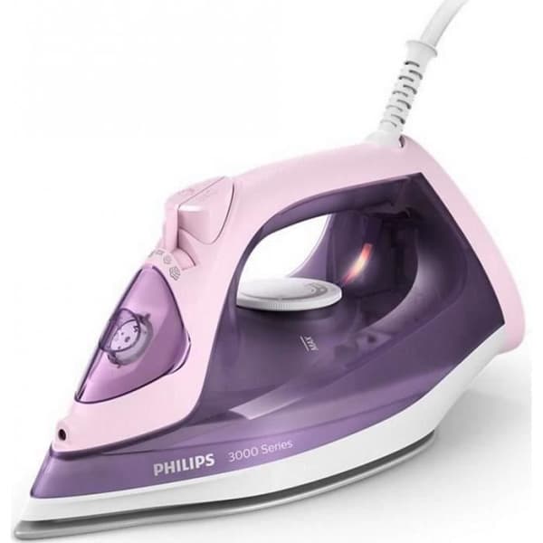 PHILIPS - Strykjärn - 2200W - 35gr/min - pressning 160gr/min - Serie 3000 - lila/rosa - DST3020.30