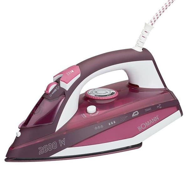 Ångstrykjärn med 7 funktioner 2600W Bomann DB 6005 CB Vit/Röd