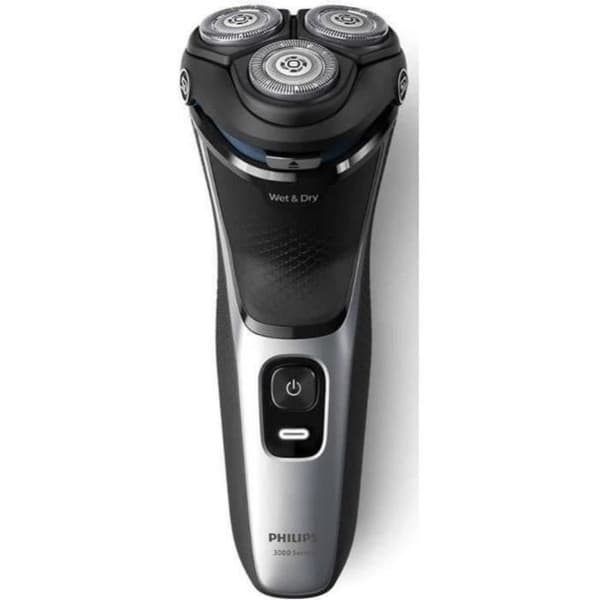 PHILIPS - 3-huvud rakapparat Serie 3000 - autonomi 60 min - Litiumjonbatteri - svart - S3143.00