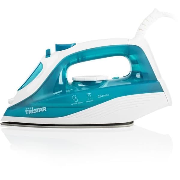 TRISTAR ST-8300 strykjärn - Keramisk sula - Justerbar ånga - 2000W
