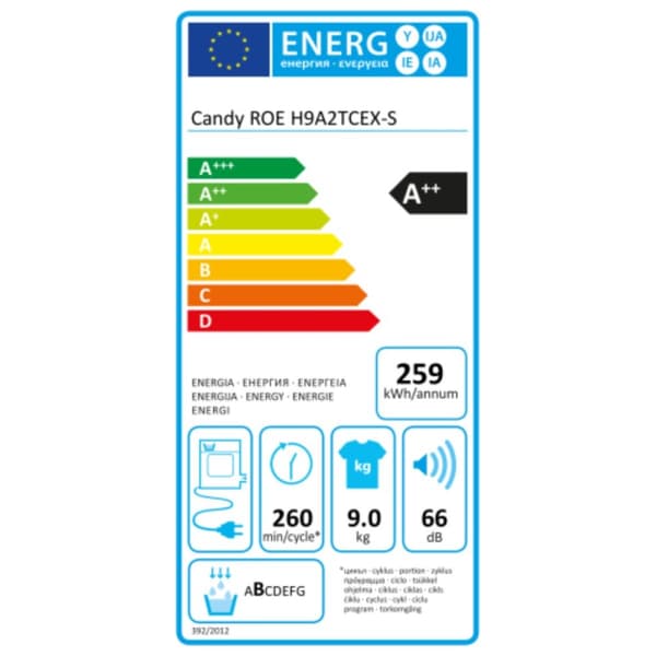 Kondensationstork Candy ROE H9A2TCEX-S