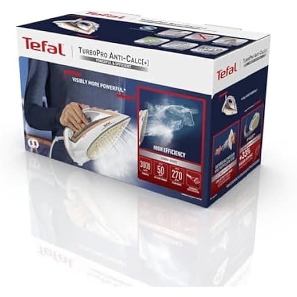 TurboPro FV5697E1 järn - TEFAL - 3000 W - Beige