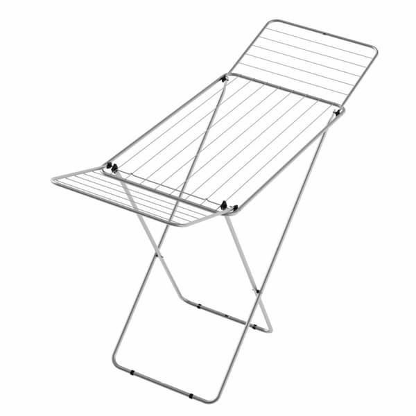 Pyykkinaru Garhe STAR Harmaa 60 x 127 x 76 cm Metalli (18 M)