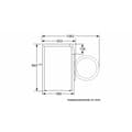 Miniatyrbillede 3 af 3: Vaskemaskine Siemens AG WM14N29XEP 60 cm 1400 rpm 9 kg