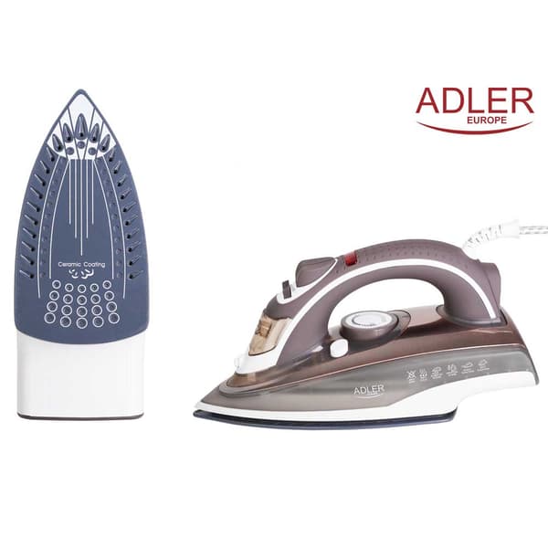 Adler Ad 5030 Dampstrygejern 3000w Søvfarvet