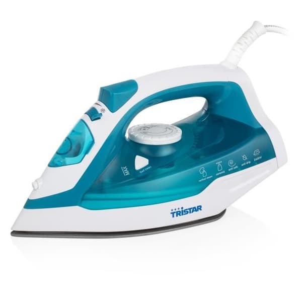 TRISTAR ST-8320 Stryk med kontinuerlig ånga 2600W Keramisk sula-Justerbar ånga-25 g/min