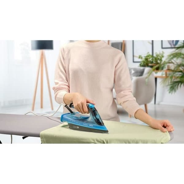BRAUN FI3194 BK FreeStyle 3 - Ångstrykjärn - Effekt 2400 W - Konstant ånga 45 g/min Pressning 200 g/min - SuperCeramic stryksulan