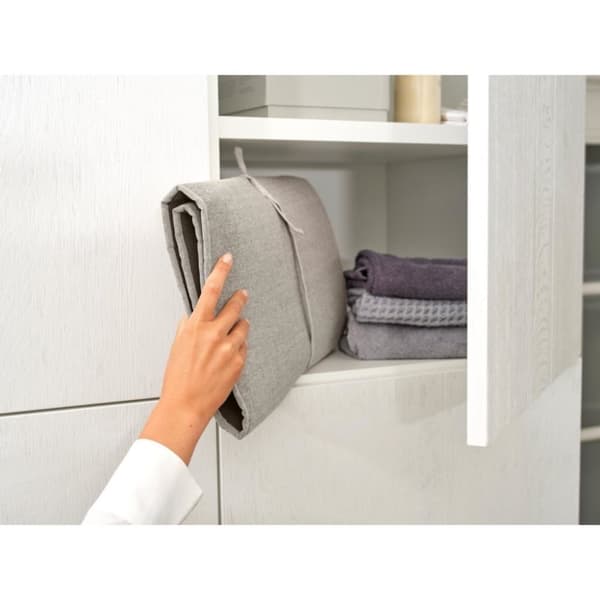 Brabantia Tøj Damptæppe med Dørkroge 50x100 cm Lysegrå