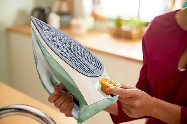 Philips 7000 series DST7012/70 strygejern Dampstrygejern SteamGlide Plus sålplade 2600 W Grøn, Grå
