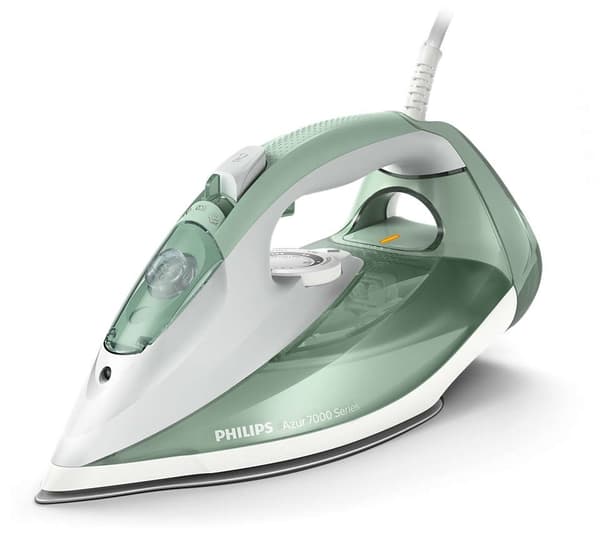 Philips 7000 series DST7012/70 strykjärn Ångstrykjärn SteamGlide Plus stryksula 2600 W Grön, Grå