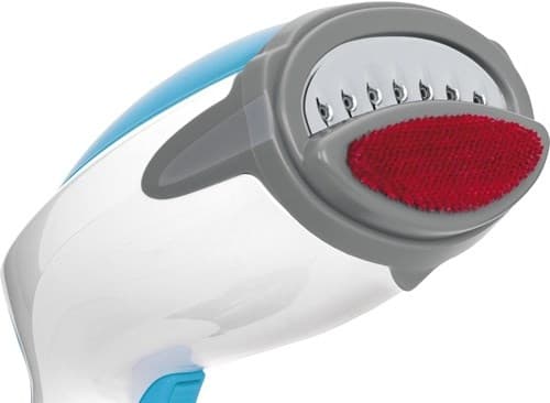MPM MZP-01 Ångstrykjärn i rostfritt stål 1200 W Blå, Satinstål, Transparent, Vit